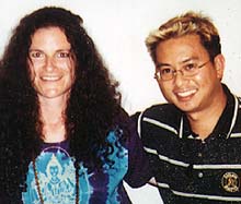 Andrea and Robert Buan, host of Extra Innings radio