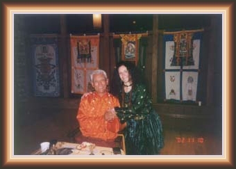 Andrea and radiant Leo Lama Kunga